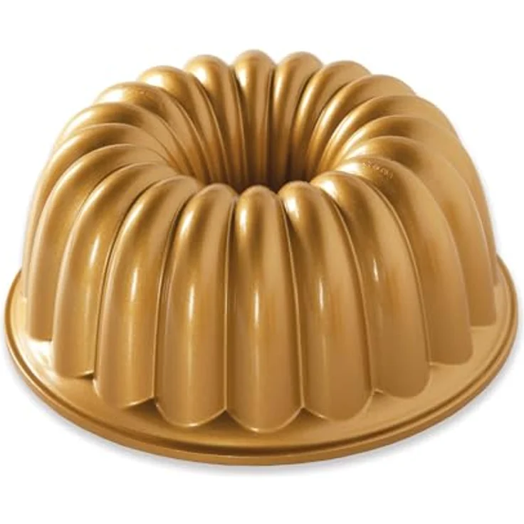 NordicWare Kuchenablage, rutschfest, elegant, für Party, Goldfarben – Bild 3