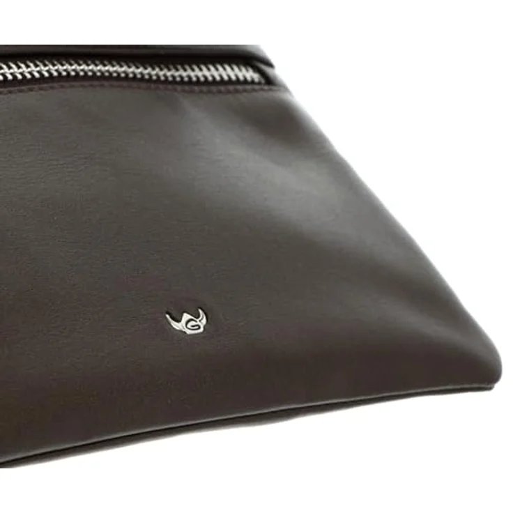 Golden Head Valencia, Handtasche für Herren mit RFID Schutz, Leder, 18 cm, Bronze – Bild 3