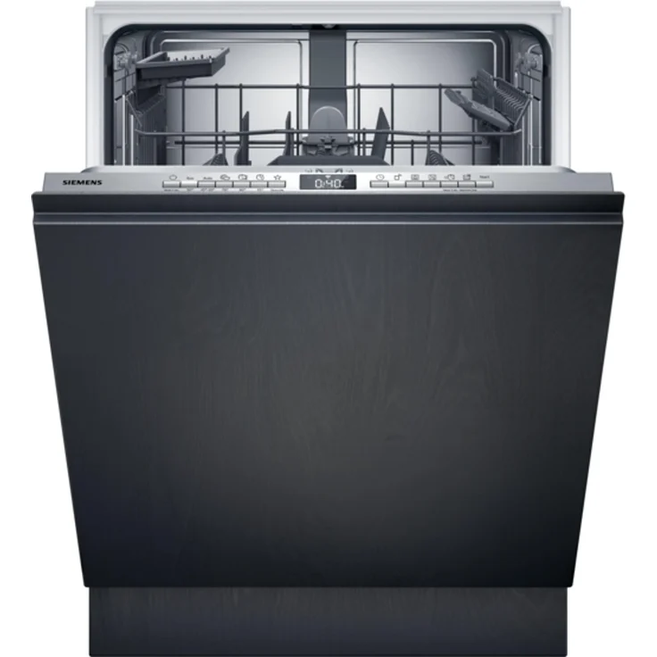 Siemens iQ300, Vollintegrierter Geschirrspüler Set 60 cm XXL SX63EX27BE, 13 Maßgedecke, energieeffizient A, varioSchublade, Home Connect, 42 dB