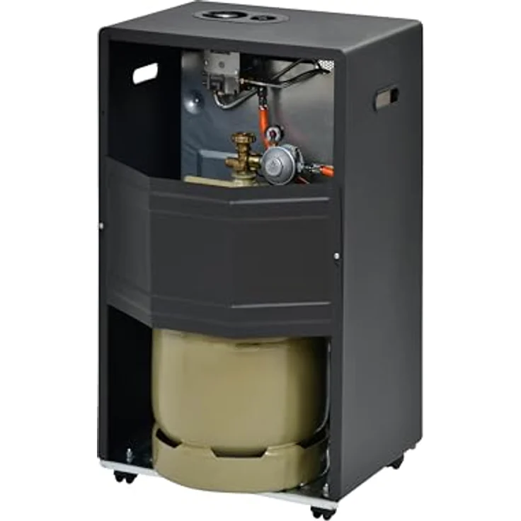 Firefix Gas-Heizofen 4200 ECO+, 7 Heizstufen, Schwarz, für Innen- und Außenbereich, inkl. Druckregler und patentiertem Thermostat – Bild 5