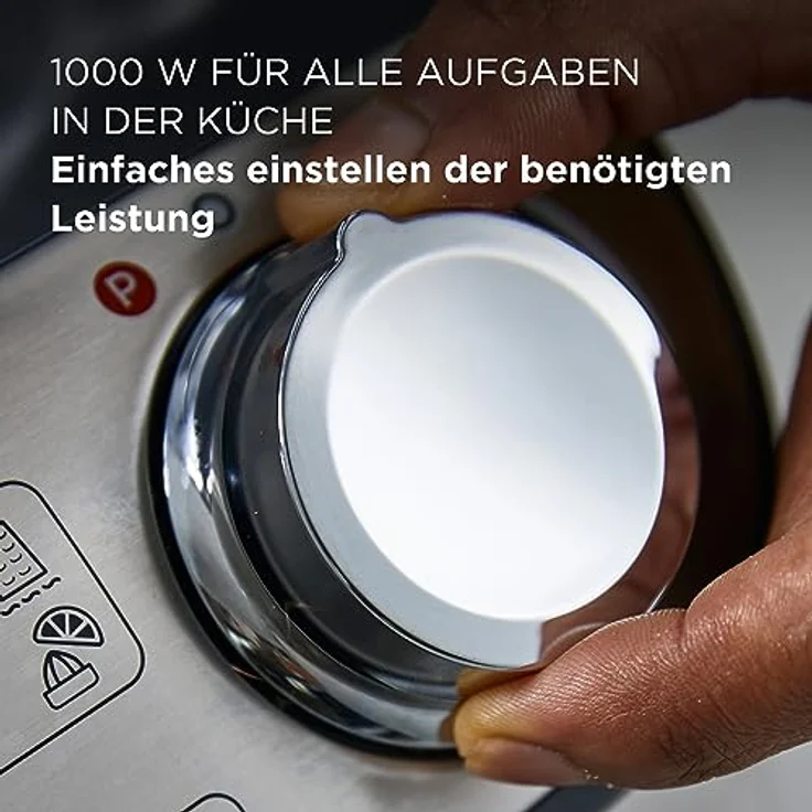 Kenwood MultiPro Express+, Küchenmaschine 1000 W mit 3 L Edelstahl-Schüssel und integrierter Waage, Silber – Bild 4