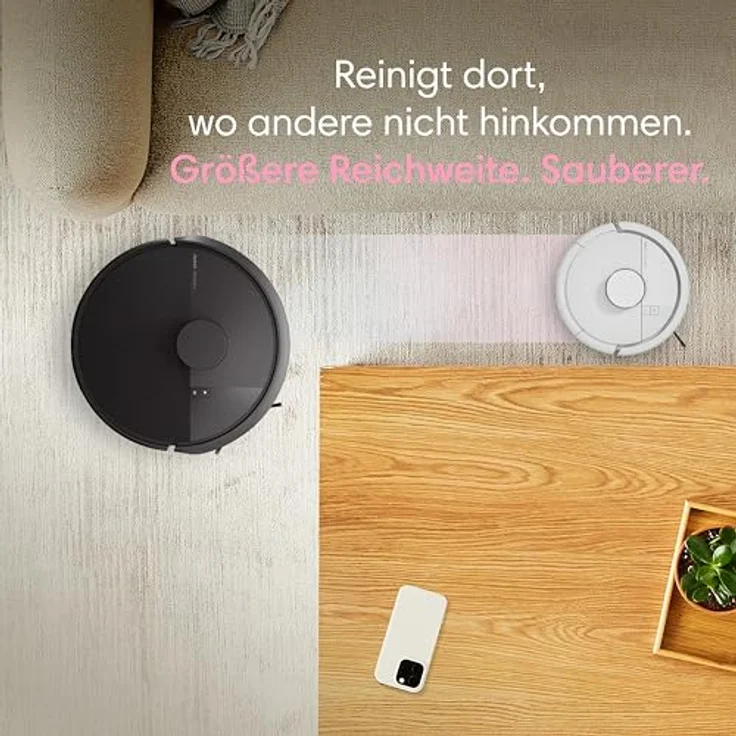 iRobot Roomba® Mini Saug- & Wischroboter, 7000 Pa Saugkraft, AutoEmpty™ Dock, Weiß – Bild 3