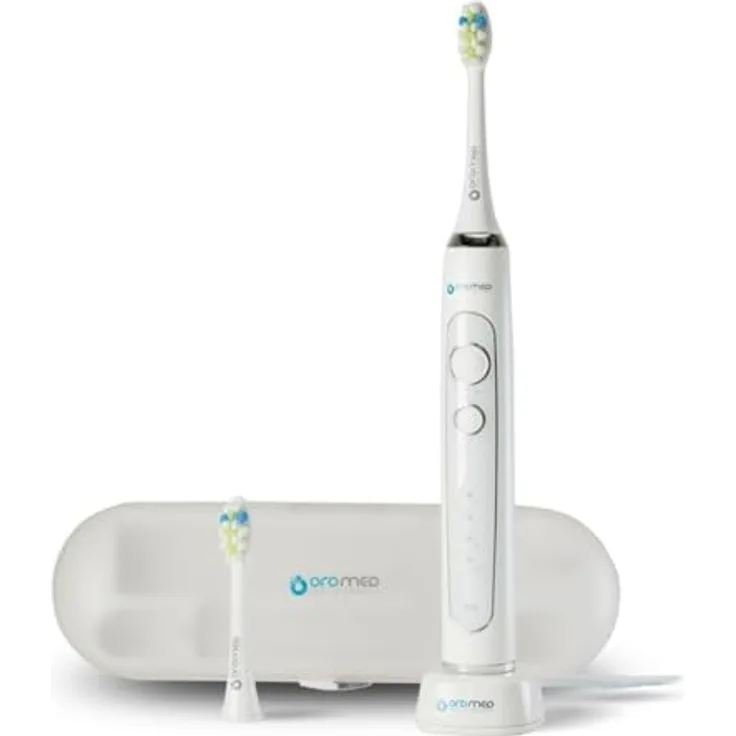 OROMED ORO SONIC NEXT WHITE Schallzahnbürste mit vier Reinigungsprogrammen