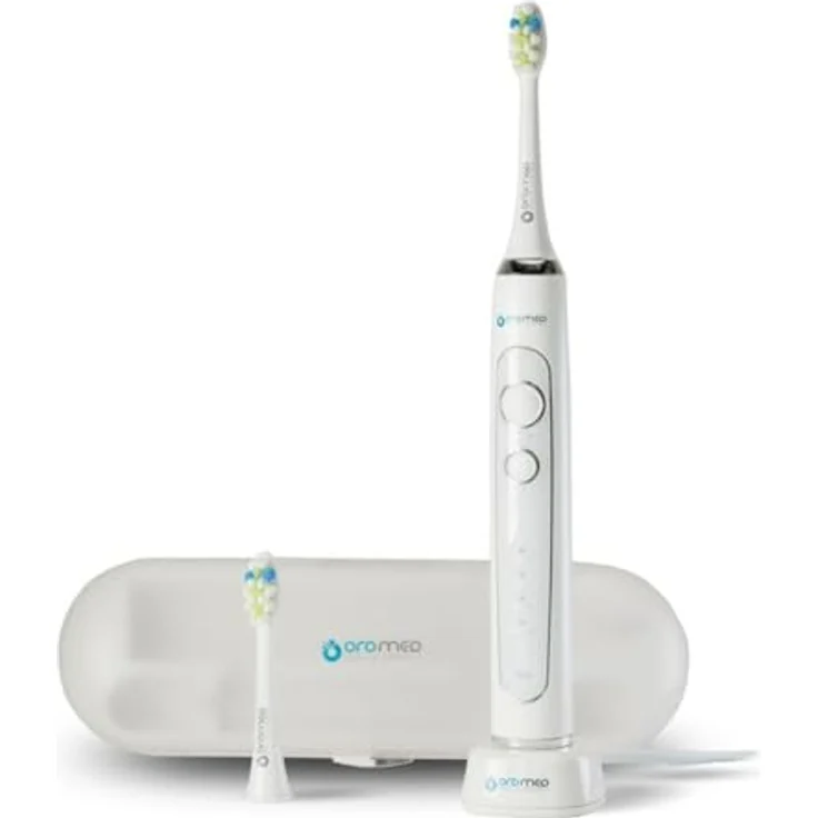 OROMED ORO SONIC NEXT WHITE Schallzahnbürste mit vier Reinigungsprogrammen – Bild 1