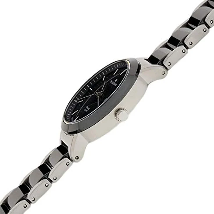 Dugena Damen Uhr Edelstahl-Ceramic Solar 4461007 Datum – Bild 4