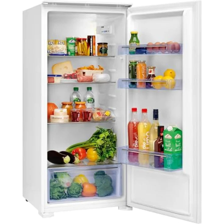 Oranier Einbau Kühlschrank 123 cm - halbhoher Vollraumkühler - 199 Liter Gesamtvolumen - Schlepptürtechnik Türanschlag wechselbar EKS123 – Bild 1