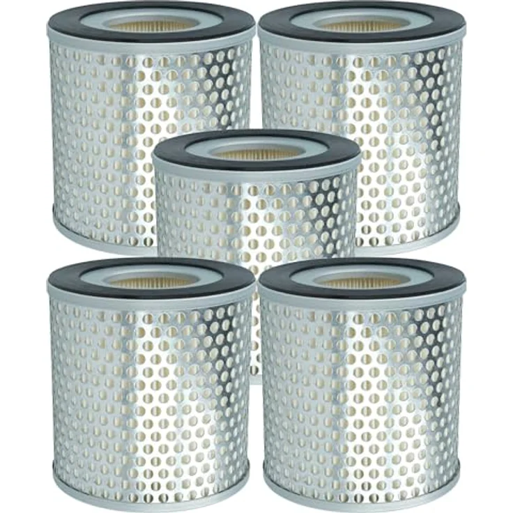 vhbw Feinstaubfilter 5x für Freuding TA 028, A82 - A84 SR, A84 - AT, F7 Filterklasse, weiß/silber, hohe Filterqualität – Bild 1