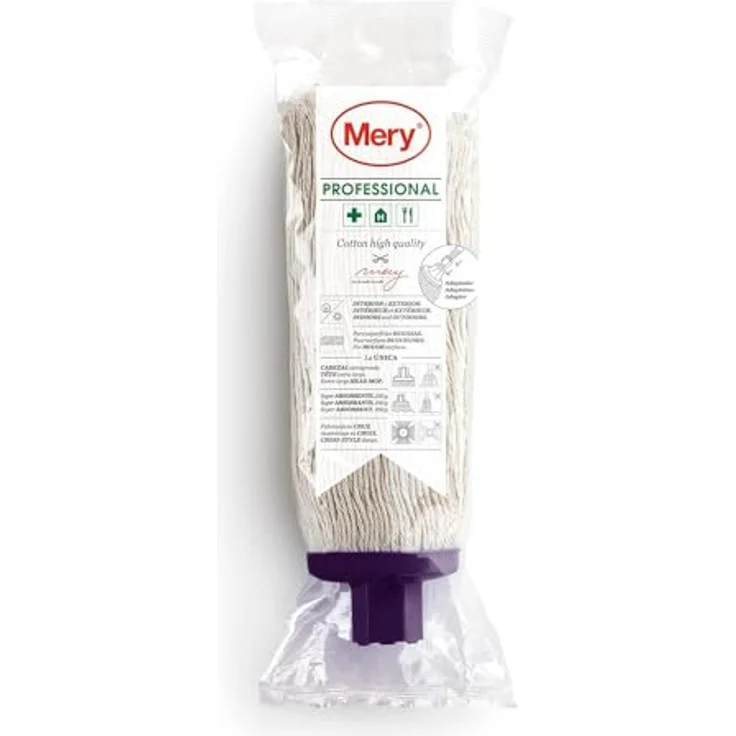 Mery 0420.51 Profi Mopp Baumwolle Ecru 250 g, 25 cm – Bild 2