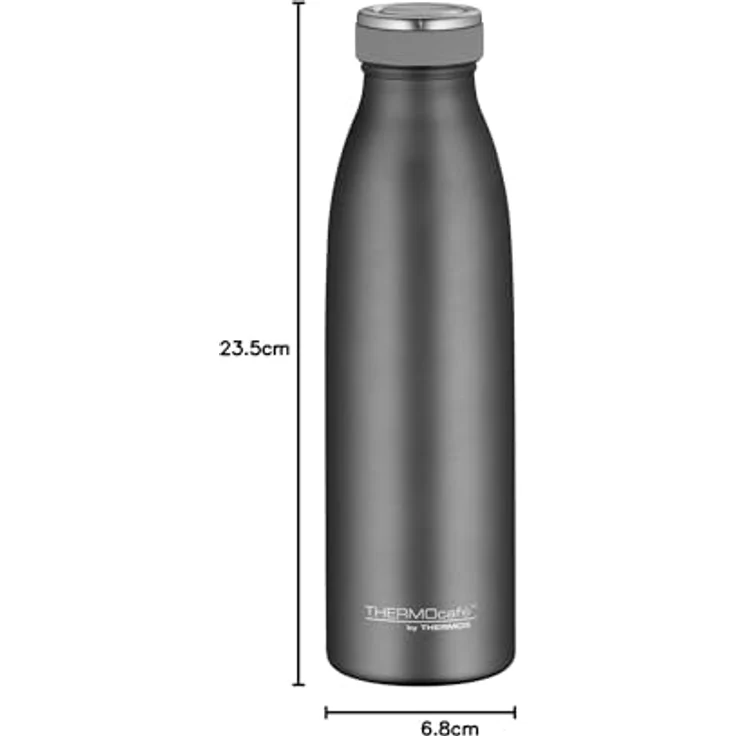 ThermoCafé by THERMOS 4067.234.050 Thermosflasche TC Bottle , Edelstahl Cool Grey 0,5 Liter, 12 Stunden heiß, 24 Stunden kalt, BPA-Free – Bild 9