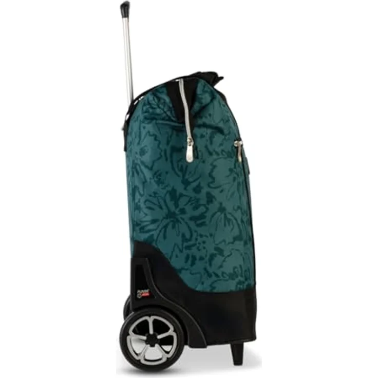 Punta Big Wheel Einkaufstrolley, 62 cm, petrol-dunkelgrün, 100% Polyester, praktische Einkaufslösung – Bild 4