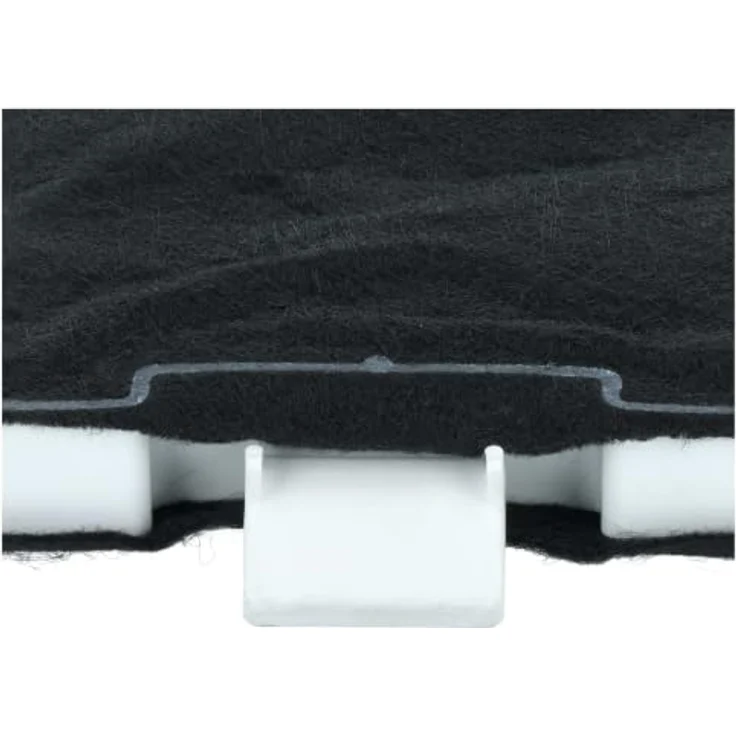 vhbw 2x Aktivkohlefilter für Siemens Dunstabzugshauben, schwarz, effektive Geruchneutralisation und Fettfilterung, Maße 32x22x2 cm – Bild 6