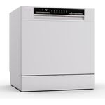 Klarstein Mini-Geschirrspüler Amazonia Eco 8, Leiser Tischgeschirrspüler für 8 Gedecke, 7 Spülprogramme, Weiß