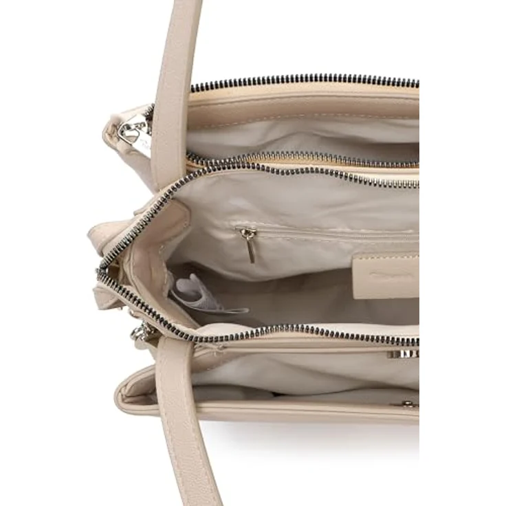 Tamaris Shopper TAS Katharina, eleganter Damen-Shopper mit strukturierter Oberfläche, schwarz – Bild 4