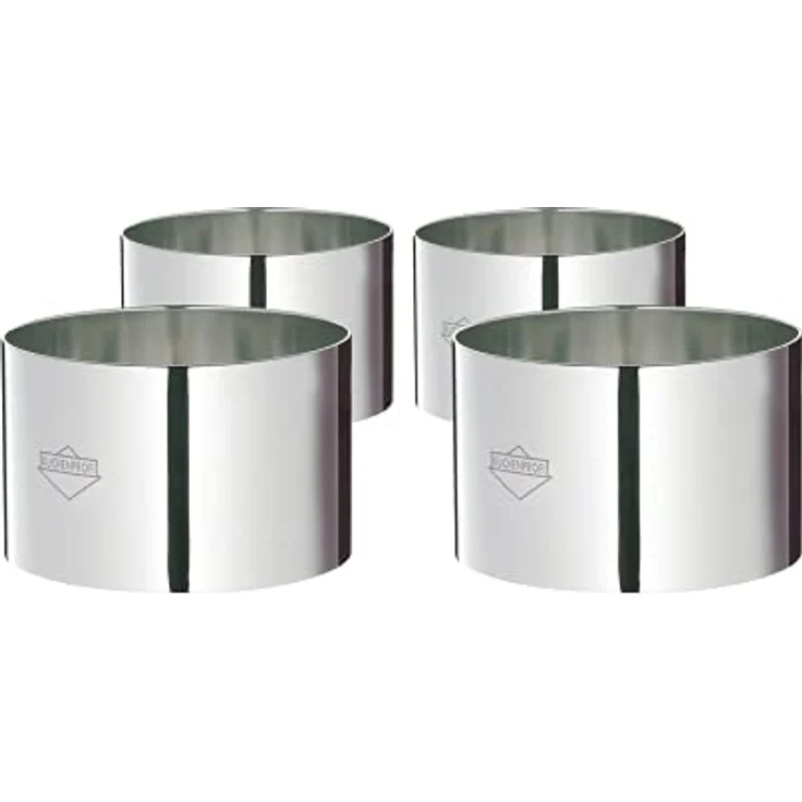 Küchenprofi Speisenring-905052804 Dessert-Und Speisenring, Edelstahl, Einheitsgröße, silber, K0905052804 – Bild 1