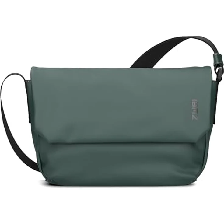 ZWEI Cargo CA60, Umhängetasche aus robustem Kunstleder, grün, 32 x 11 x 20 cm – Bild 2