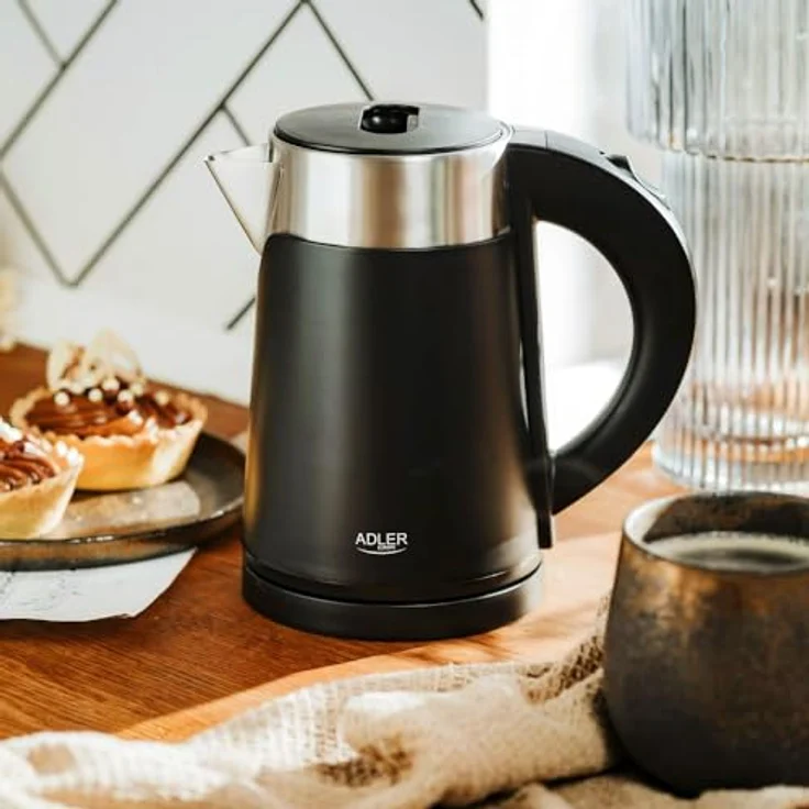 Adler Wasserkocher Adler AD1372 - 0,6L - 800W, Schwarz – Bild 7