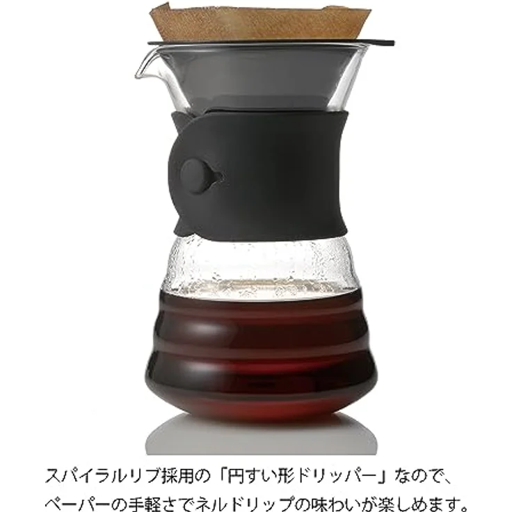 Hario V60 Glaskaraffe Kaffee 700 ml Kaffeekaraffe Drip Decanter – Bild 3