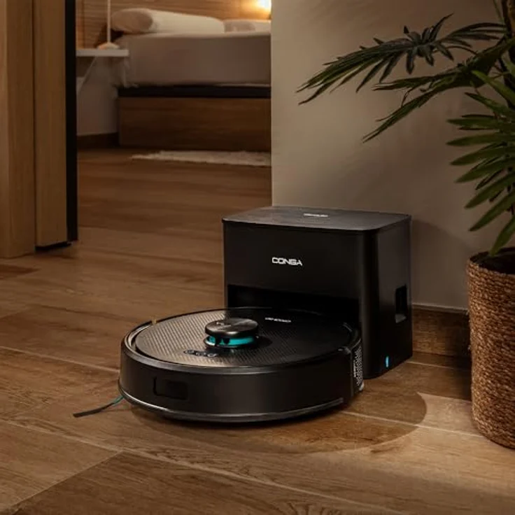 Cecotec Conga Y50, Staubsaugerroboter mit Lasernavigation, 5000 Pa Saugdruck, selbstentleerender Basis, Multifunktionsbürste für alle Oberflächen – Bild 6