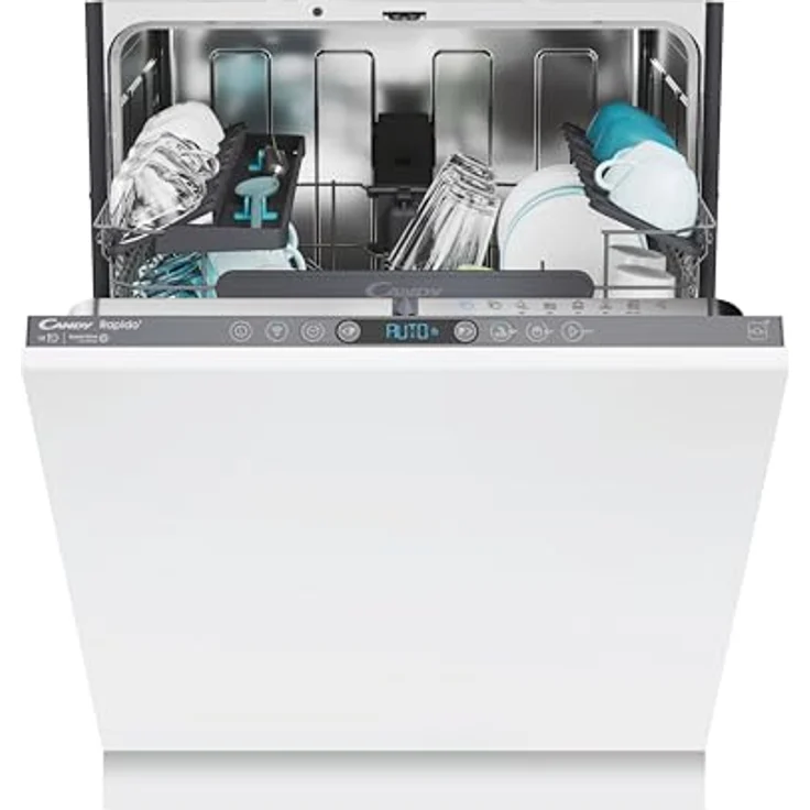 Candy RapidÓ CI 4C6F0PA, Voll integrierter Geschirrspüler für 14 Maßgedecke, mit Snap&Wash-Technologie und Wi-Fi Steuerung, Energieeffizienzklasse C – Bild 1