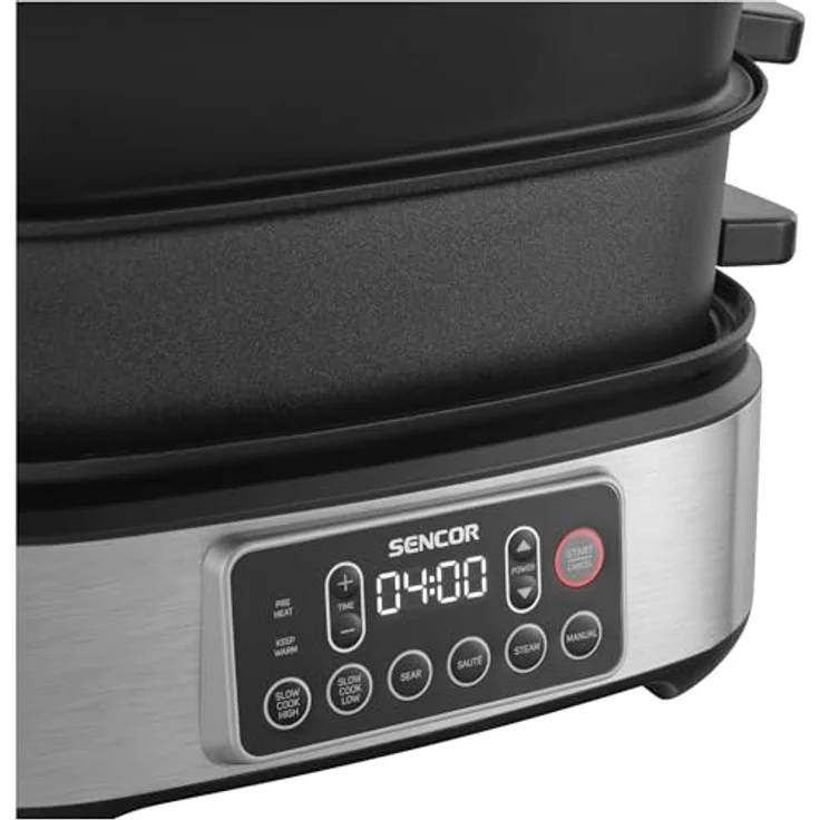 SENCOR Multifunktions-Slowcooker und Grill SPR 6300BK, Multikocher – Bild 2
