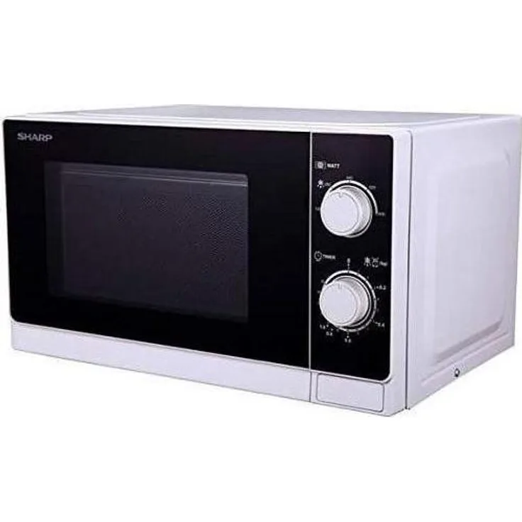 Sharp Mikrowelle mit Grill R600, 20 Liter, 1000 Watt Mikrowelle, 800 Watt Grill, Weiss