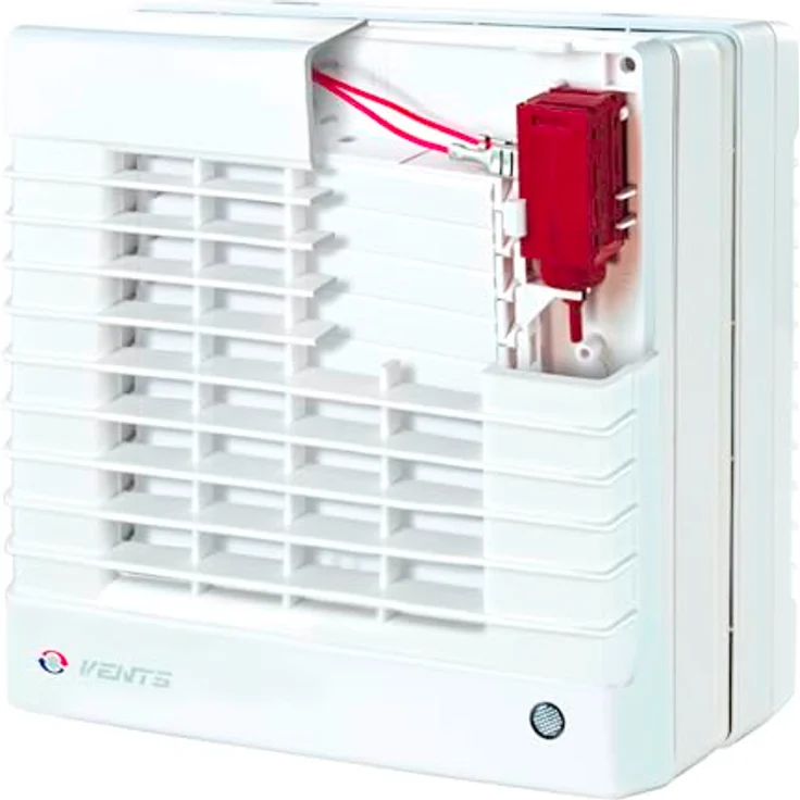 Vents Wandventilator Fensterventilator 125 MAO1 TH, Feuchtesensor, 22 W Leistung, 1 Geschwindigkeitsstufe, 190 cm Höhe, Lautstärke 35 dB – Bild 3
