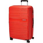 American Tourister Sunside Spinner 77 Erweiterbar, 4.5 KG, 106/118L, Rot (Sunset Red)