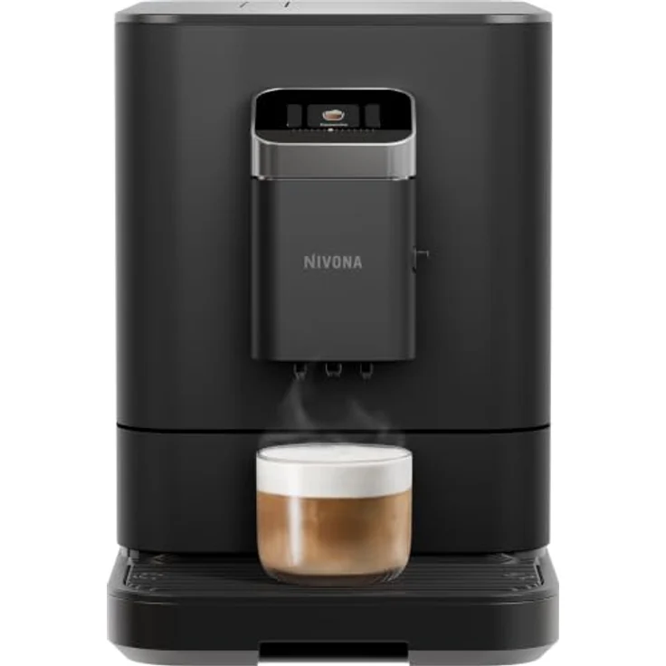 NIVONA NIVO 7101 Kaffeevollautomat, Schwarz, Bluetooth-Funktion, Glas-Touchdisplay, 15 bar Pumpendruck, 12 Rezeptspeicher – Bild 1