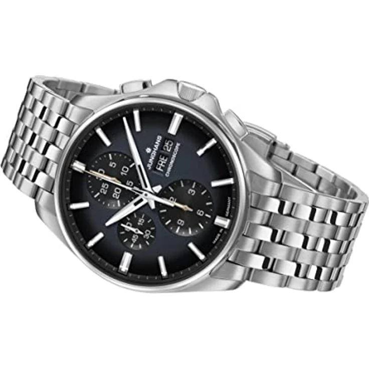 JUNGHANS Meister Chronoscope Herren-Automatikuhr Stahl 027/4228.44 – Bild 2