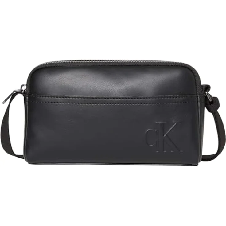 Calvin Klein CK Umhängetasche, 22 cm schwarz, aus 100% Polyurethan – Bild 1