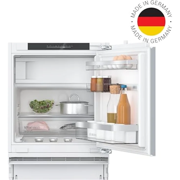 Bosch KUL22ADD0, Serie 6, Unterbau-Kühlschrank mit Gefrierfach, 93L Kühlen + 17L Gefrieren, VitaFresh 0º, sehr leise, HomeConnect, weiß – Bild 2