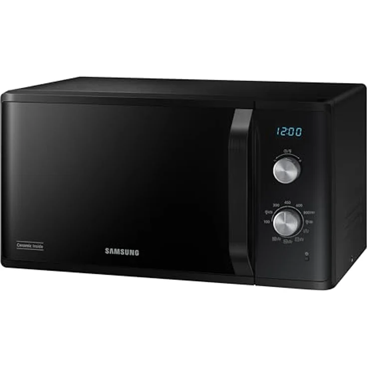 Samsung MG23K3614AK/E1 Mikrowelle mit Grill, 23 l, 800 W, TDS-System, Schwarz, Keramik-Innenausstattung und Grillrost – Bild 5