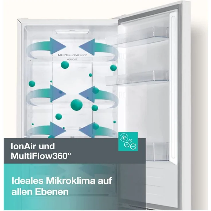 Gorenje N 619 EAW4 Kühl-Gefrierkombination, freistehend, weiß, NoFrost, LED, Schnellgefrieren, Breite 59.5 cm, Energieklasse E – Bild 12