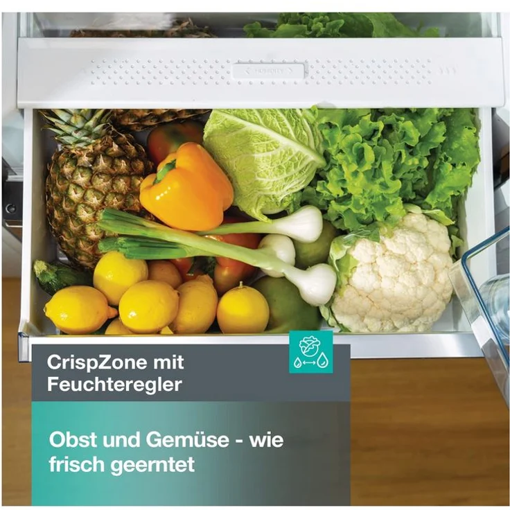 Gorenje N 619 EAW4 Kühl-Gefrierkombination, freistehend, weiß, NoFrost, LED, Schnellgefrieren, Breite 59.5 cm, Energieklasse E – Bild 8