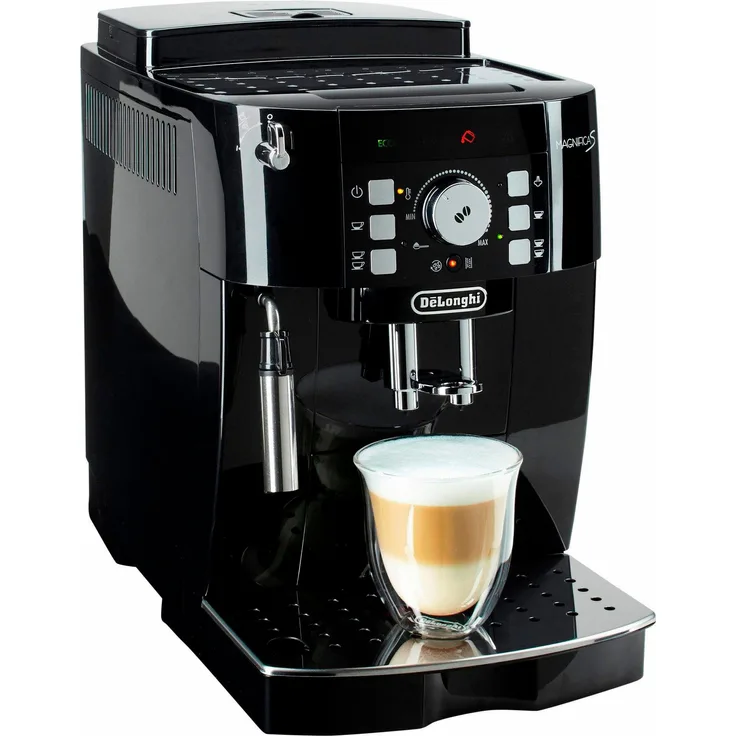 De'Longhi Kaffeevollautomat ECAM 21.118.B mit Milchaufschäumdüse, schwarz