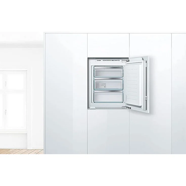 Bosch GIV11AFE0 Gefrierschrank, Einbau, weiß, LowFrost, Supergefrieren, Breite 55.8 cm, Energieklasse E – Bild 2