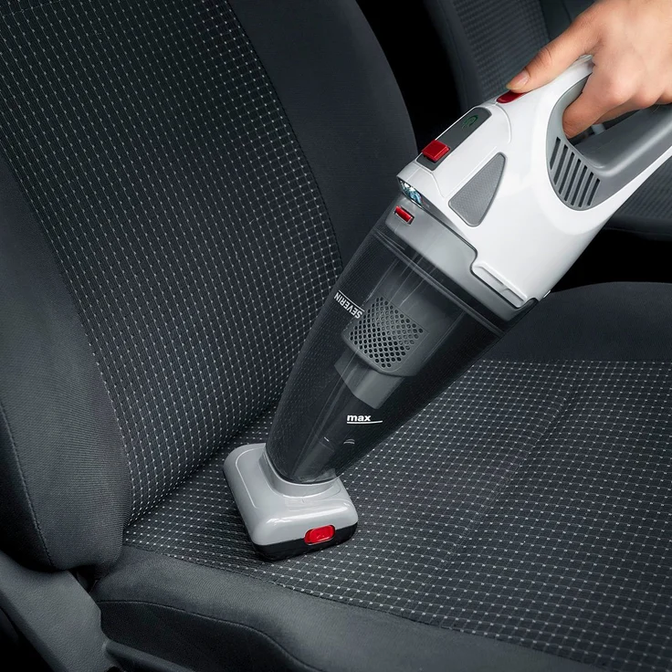 Severin HV 7146 S'Power Kleinstaubsauger, 30 min Akkubetrieb im Eco-Mode, Turbobürste mit 2.500 Umdrehungen pro min – Bild 5