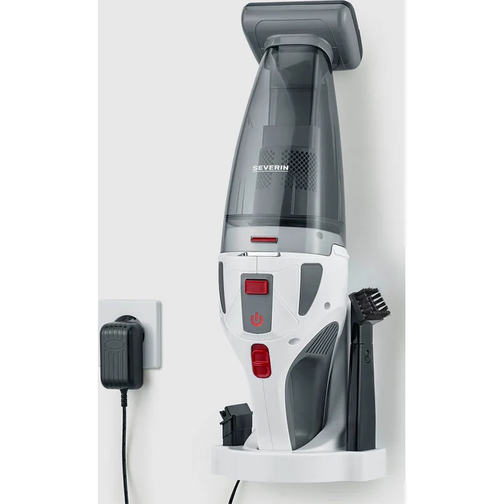 Severin HV 7146 S'Power Kleinstaubsauger, 30 min Akkubetrieb im Eco-Mode, Turbobürste mit 2.500 Umdrehungen pro min – Bild 9
