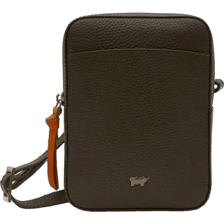 Braun Büffel Novara Umhängetasche, Leder 14.5 cm x 3.5 cm x 19.5 cm, schwarz