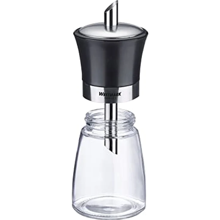 Westmark Zuckerdosierer, Fassungsvermögen: 190 ml, Glas/Rostfreier Edelstahl/Kunststoff, Blacky, Transparent/Schwarz/Silber, 63592260 - Preisvergleich – Bild 3