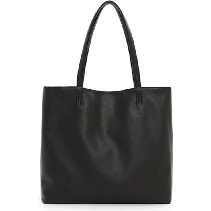 EMILY & NOAH Shopper E&N Eva, Damen Tasche aus Feinsynthetik mit umhängbarem Riemen und zweifarbiger Echtleder-Optik – Bild 6