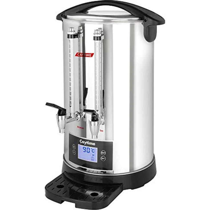 Caytime Teemaschine D6, Digitaler Teeautomat mit 6 Litern, Doppelwand-Isolierung und Temperaturregelung bis 100 Grad – Bild 1