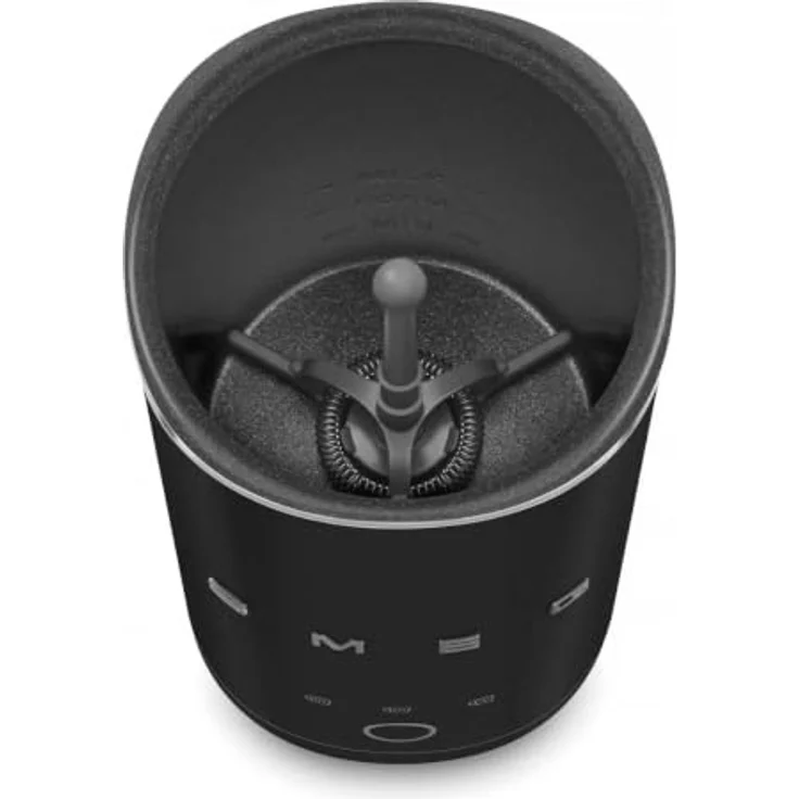 Smeg Milchaufschäumer MFF02BLMEU, elektrischer Milchaufschäumer schwarz-matt mit 3 Programmen für heiße Milch und Milchschaum – Bild 4