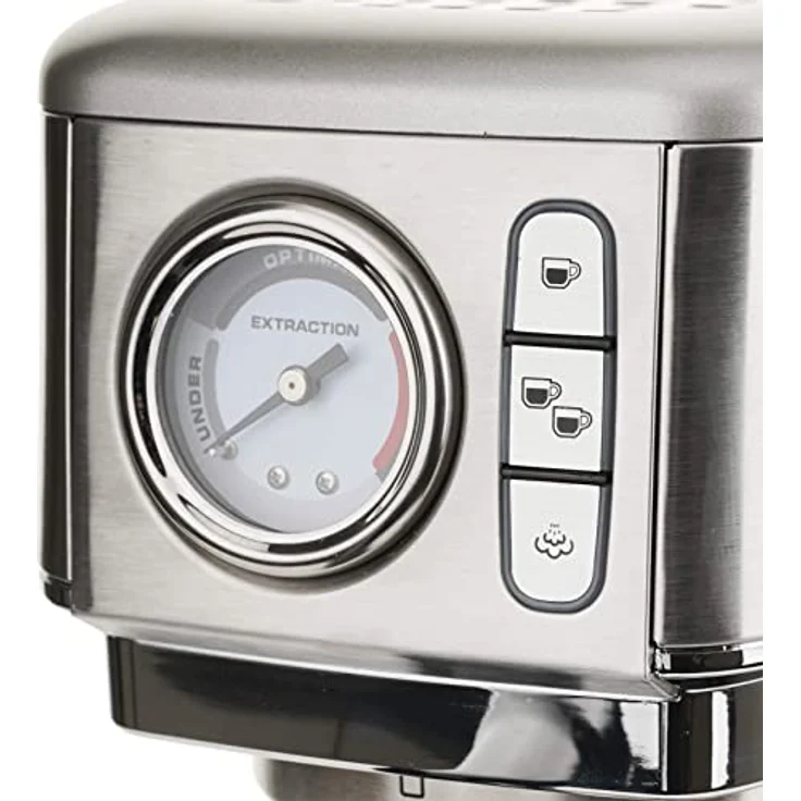 Ariete 1381 Espressomaschine 1,1 l Kaffeepad Gemahlener Kaffee 1300 W Silber – Bild 5
