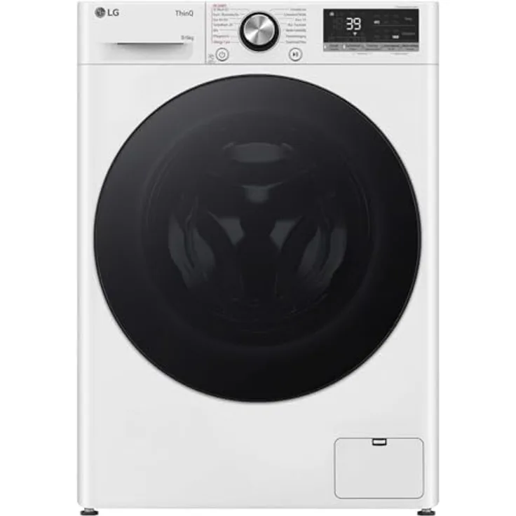 LG W4WR7096Y, Waschtrockner mit AI DirectDrive®, Inverter DirectDrive® und Steam Funktion, Weiss