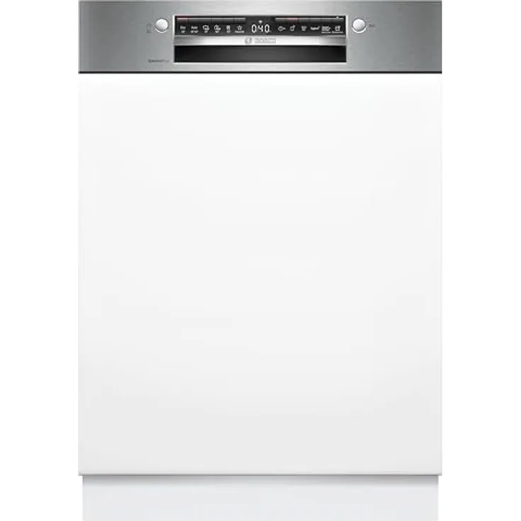 Bosch Serie 4 SMI4ECS32E, Halb integrierter Geschirrspüler, 60 cm, Weiß, mit IntensiveZone und HygienePlus Technologie, SpeedPerfect+ Funktion