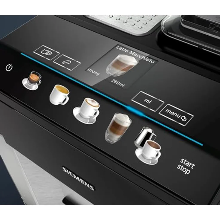 Siemens EQ.500 TQ507R03 - Volautomatische espressomachine - Zwart, Kaffeevollautomat, Schwarz, Silber – Bild 9