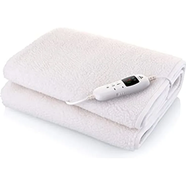 Heizdecke ETA Shawn mit 9 Stufen der Temperatureinstellung - Abmessung 80x160 cm, Polar Fleece Material, Timer 1-9 Stunden