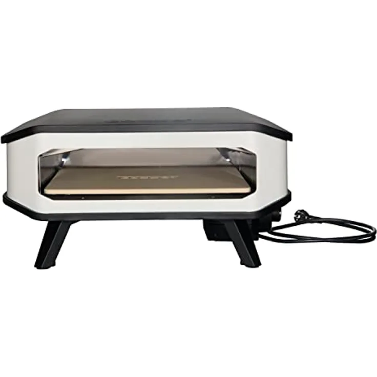 Cozze® 17" Elektro-Pizzaofen mit Pizzasten und Frontabdeckung 230V/2200W