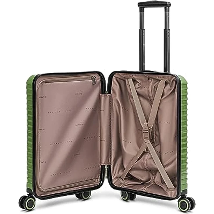 Stratic Shine Handgepäck Koffer & Trolley | Ausgestattet mit 4 360° drehbare Rollen, arretierbarer Griff, Kreuzpackgurt und Raumteiler | 37 cm x 19 cm x 55 cm - 2.4kg – Bild 5